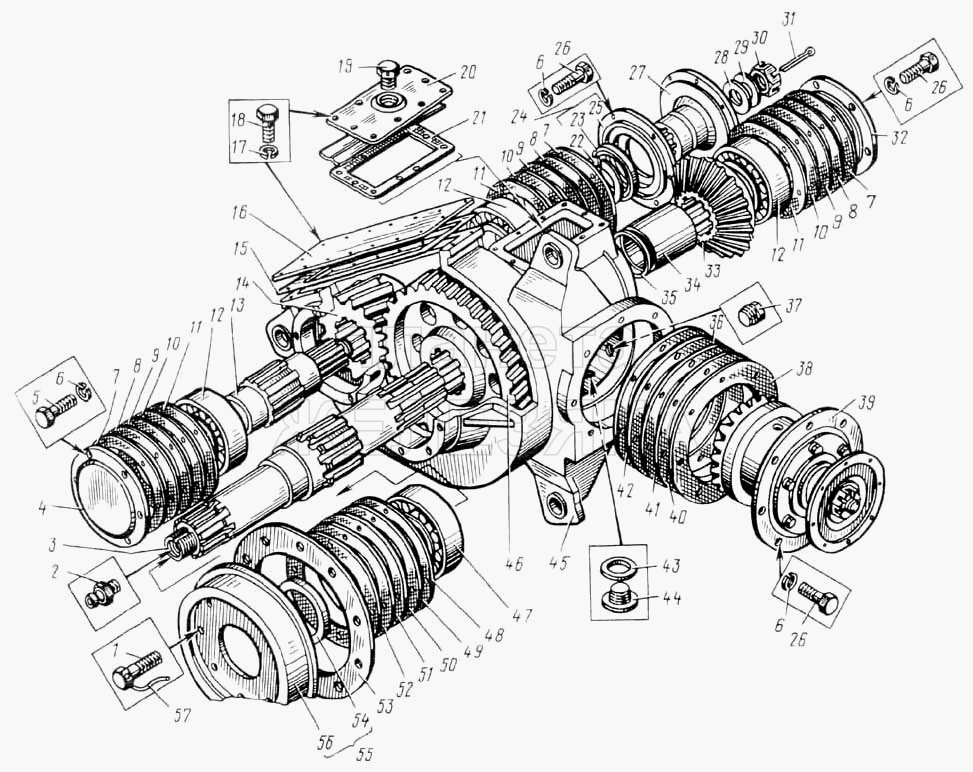 редуктор рабочего органа дэ-226